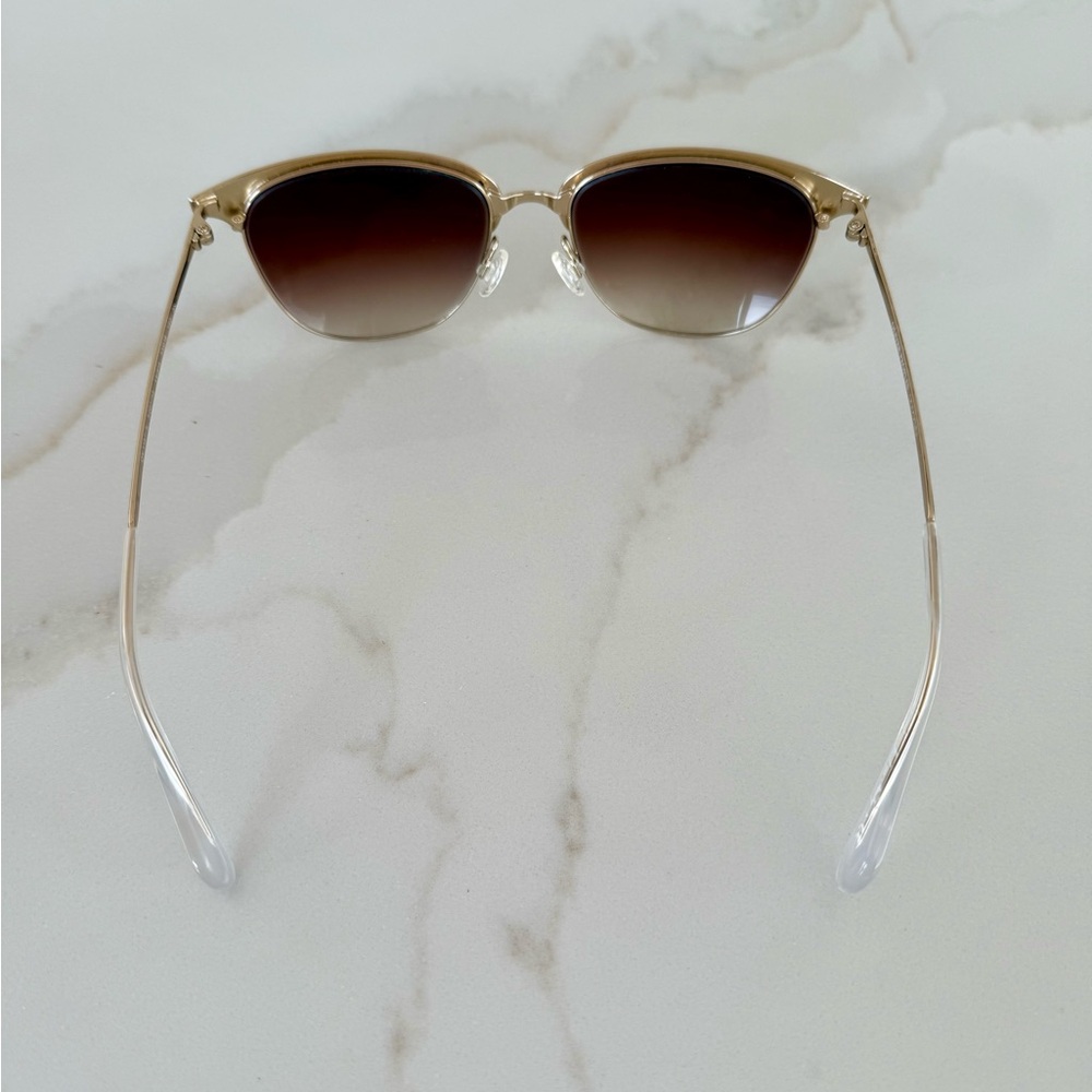 Oliver Peoples Cream and Brown Sunglasses - Picture 2 of 5